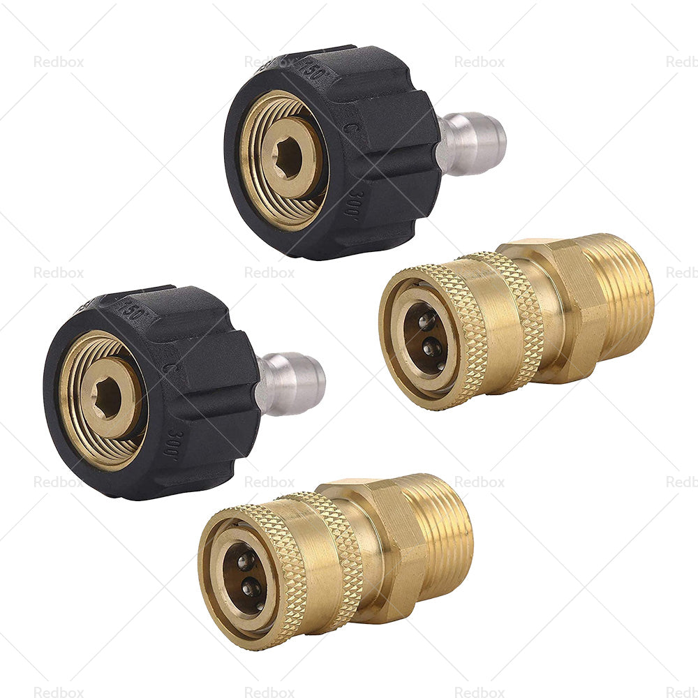 {{ 2 Pair Pressure Washer Adapter 1 4inch Quick Connect Coupler Kit M22-14 Adapter }} - Buy Car Parts Online at {{ Kaka Auto Parts }}.