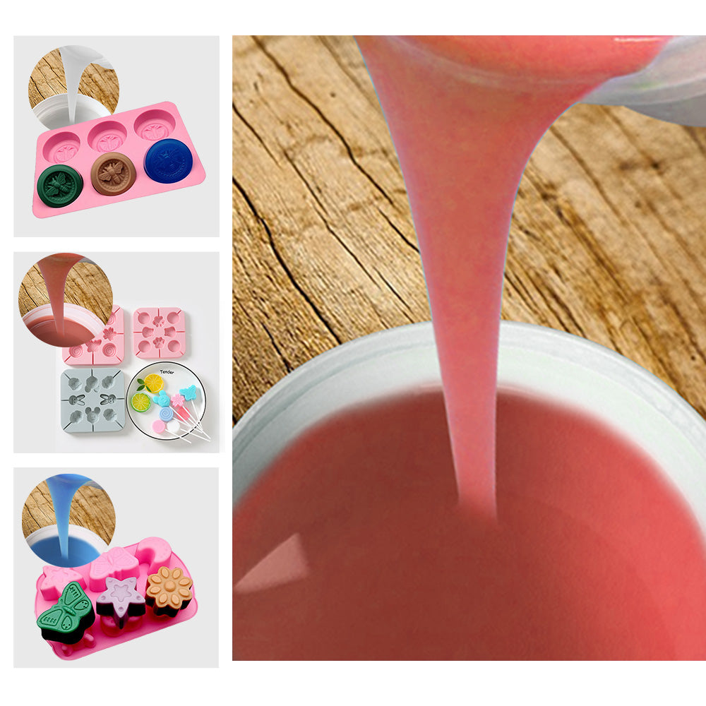 {{ SH25 Liquid Silicone Rubber Mould Making Kit 100:3 Mix - 1Kg 5Kg 10Kg Red }} - Buy Car Parts Online at {{ Kaka Auto Parts }}.