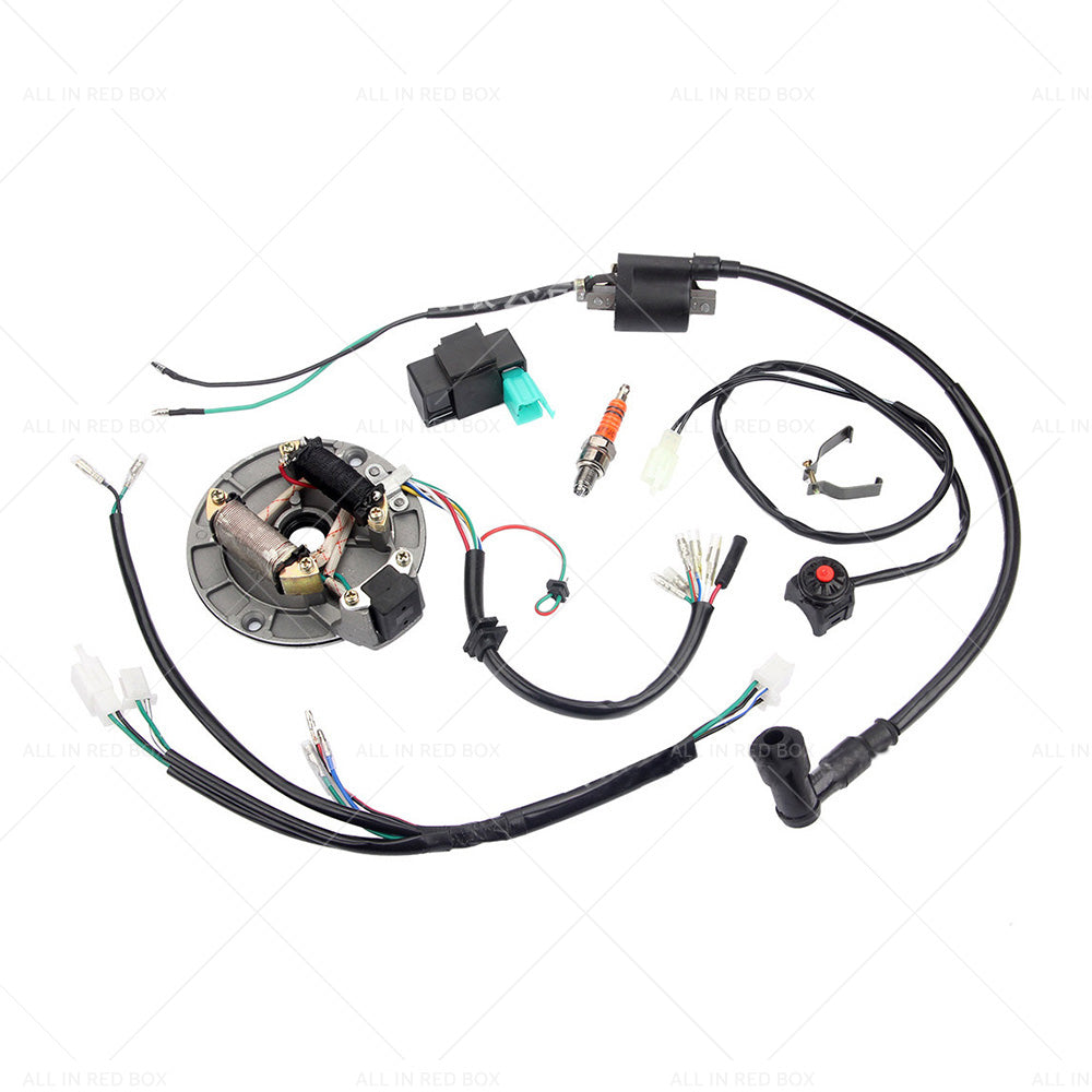 {{ 50cc 125cc Wire Harness Wiring Coil Magneto for Dirt Pit Trail Bike }} - Buy Car Parts Online at {{ Kaka Auto Parts }}.