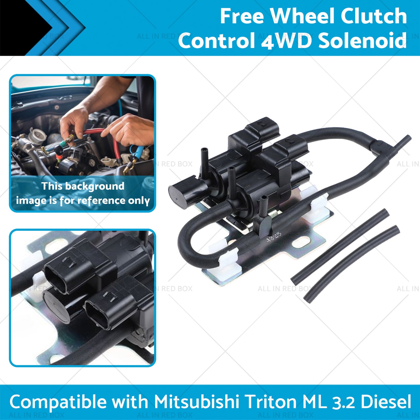 1x Free Wheel Clutch Control 4WD Solenoid Suitable For Mitsubishi Triton ML 3. 2