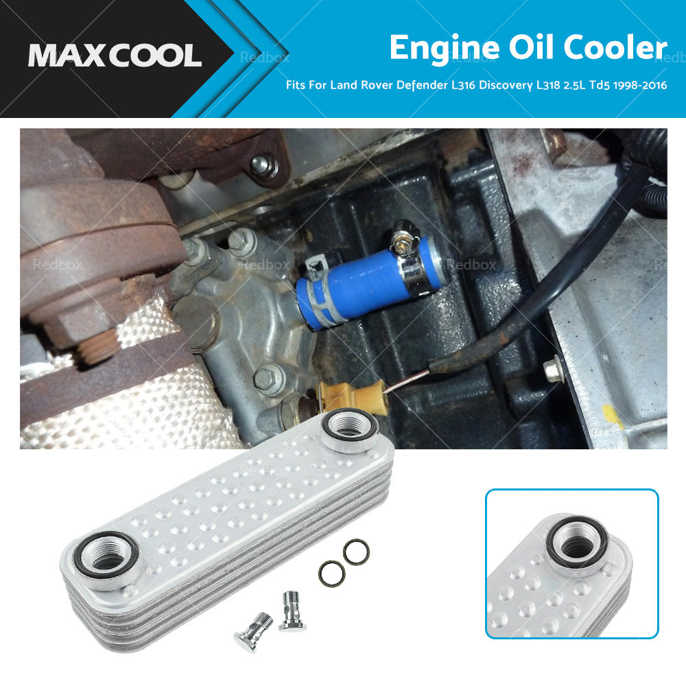 {{ Engine Oil Cooler Fit For Land Rover Defender L316 Discovery L318 2. 5L Td5 98-16 }} - Buy Car Parts Online at {{ Kaka Auto Parts }}.