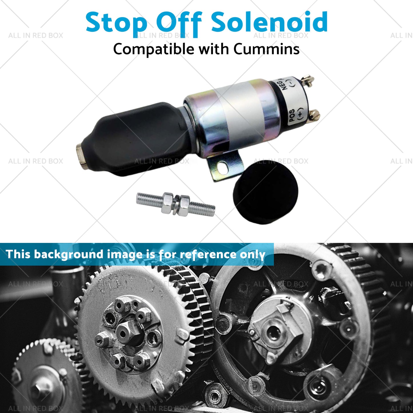 {{ 1751ES-24E7U1B1S5 Stop Off Solenoid Suitable for Cummins SA-3766T 24V 3864274 }} - Buy Car Parts Online at {{ Kaka Auto Parts }}.