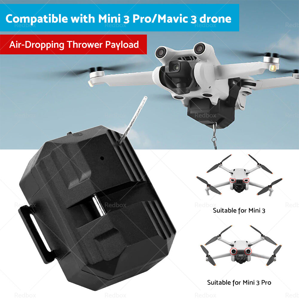 Drone Dropping Delivery Thrower Air Dropper Device Suitable for DJI Mini 3 Pro