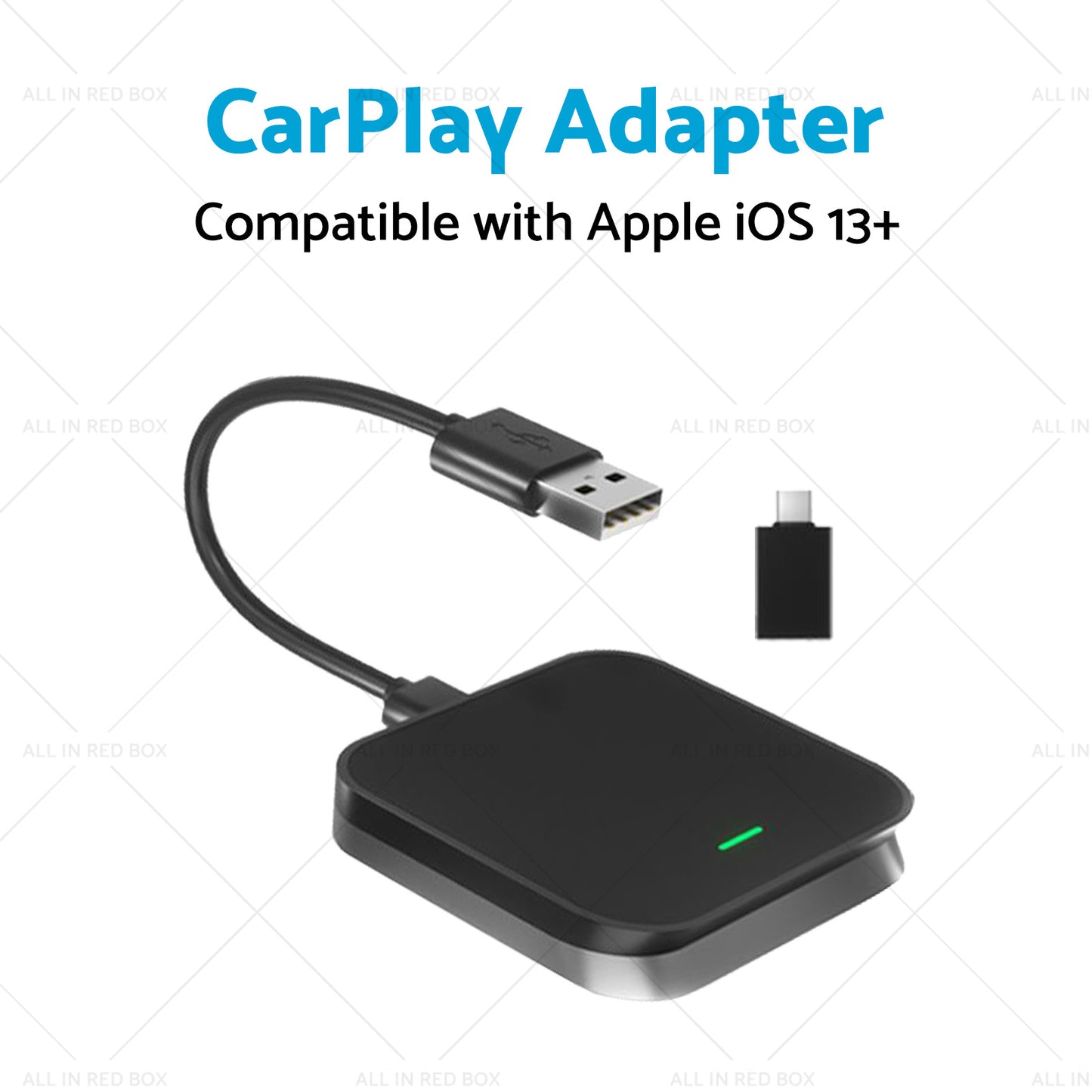 {{ Bluetooth USB Wireless Receiver Black Suitable for Apple CarPlay Adapter }} - Buy Car Parts Online at {{ Kaka Auto Parts }}.