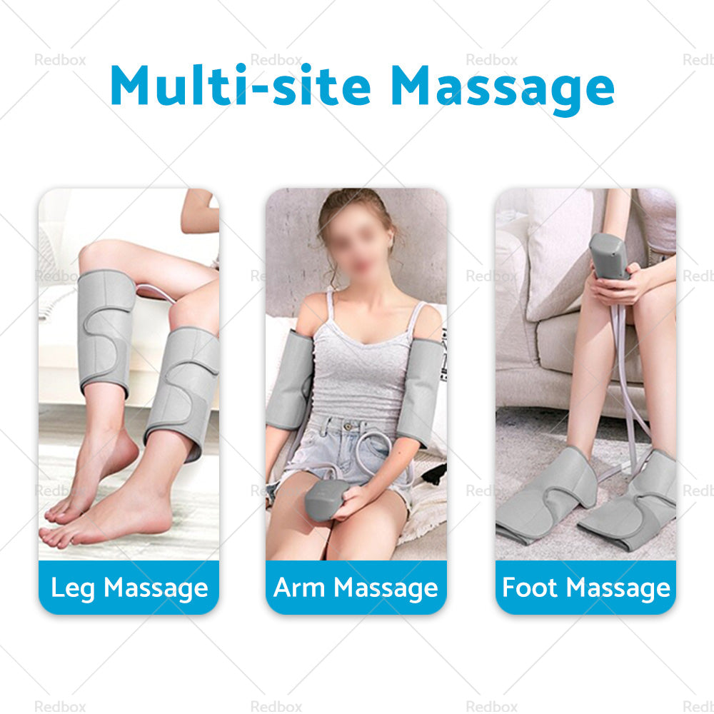 Leg and Foot Massager With Heat Compression Calf Thigh Massage Muscles Relax Wraps