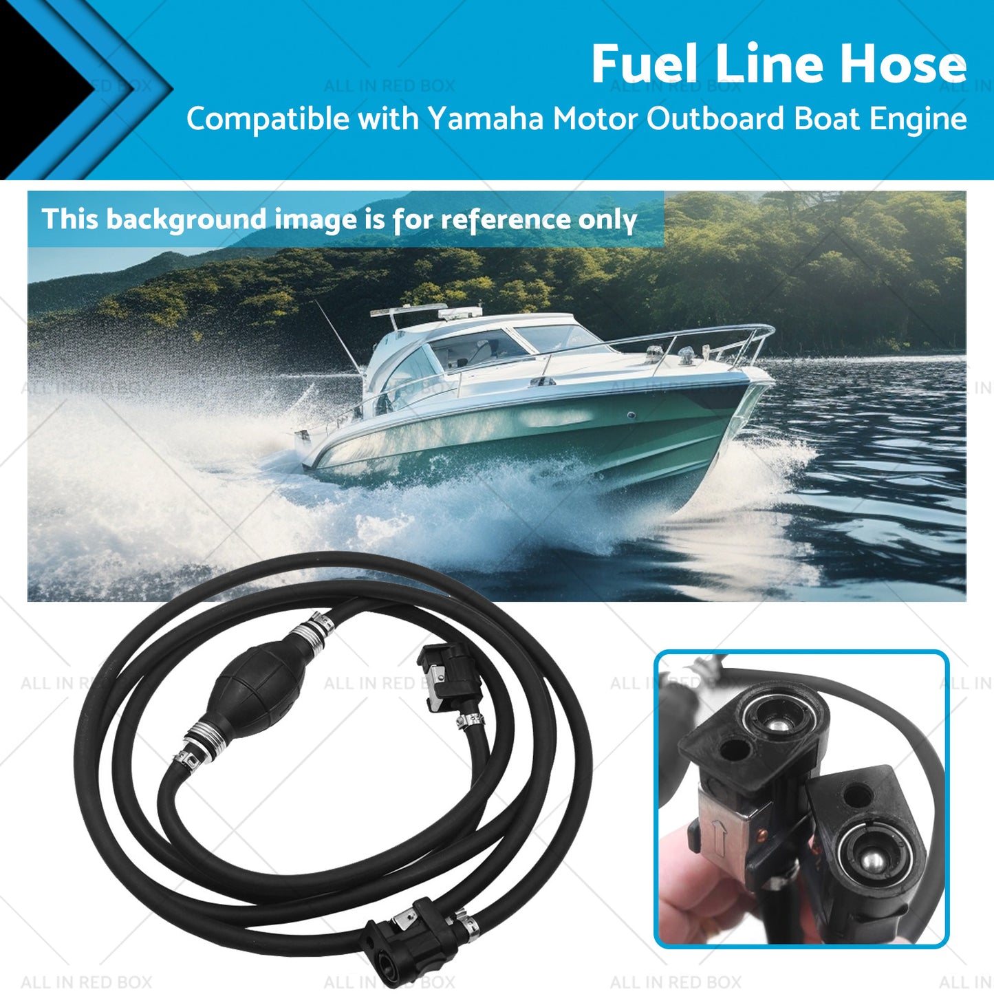 {{ Fuel Line Hose Suitable for Yamaha Motor Outboard Boat Engine Petrol Tank }} - Buy Car Parts Online at {{ Kaka Auto Parts }}.