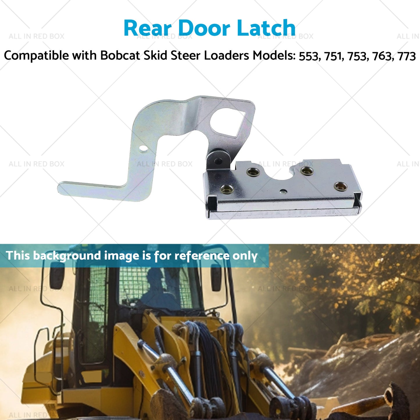 {{ Suitable for Bobcat Rear Engine Door Latch Handle Clasp 6670867 553 751 753 763 }} - Buy Car Parts Online at {{ Kaka Auto Parts }}.