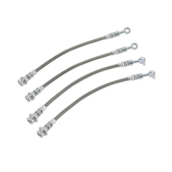compare product Front & Rear Braided Brake Line Hose Set Suitable For Nissan Patrol GQ Y60 1988–1997 / Ford Maverick DA 1988–1994