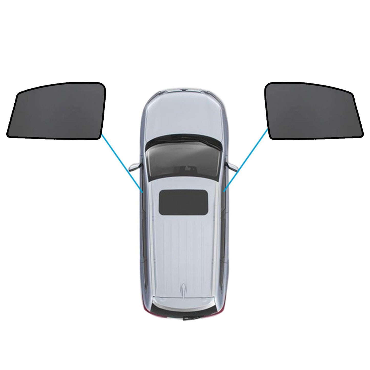 Magnetic Mesh Sun Blind Shade Suitable for Subaru Outback 20-25 On Front / Rear