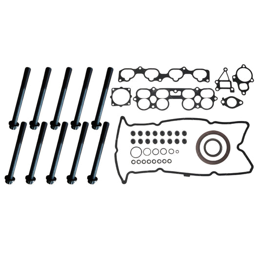 VRS Head Gasket Kit & Bolt Set Suitable For Nissan X-Trail T30 2.5L QR25DE 2001-2007