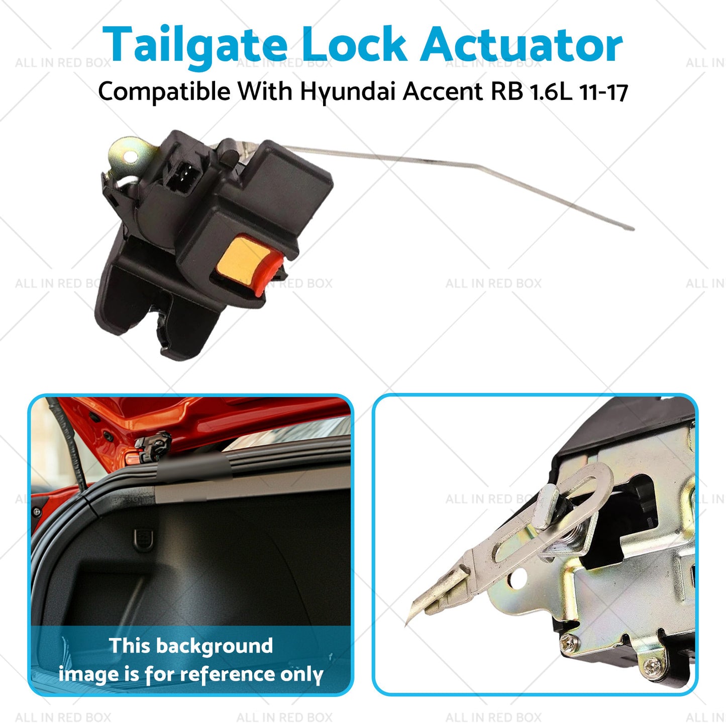 {{ Tailgate Lock Actuator Suitable For Hyundai Accent RB Sedan 1.6 Petrol 2011-2017 }} - Buy Car Parts Online at {{ Kaka Auto Parts }}.