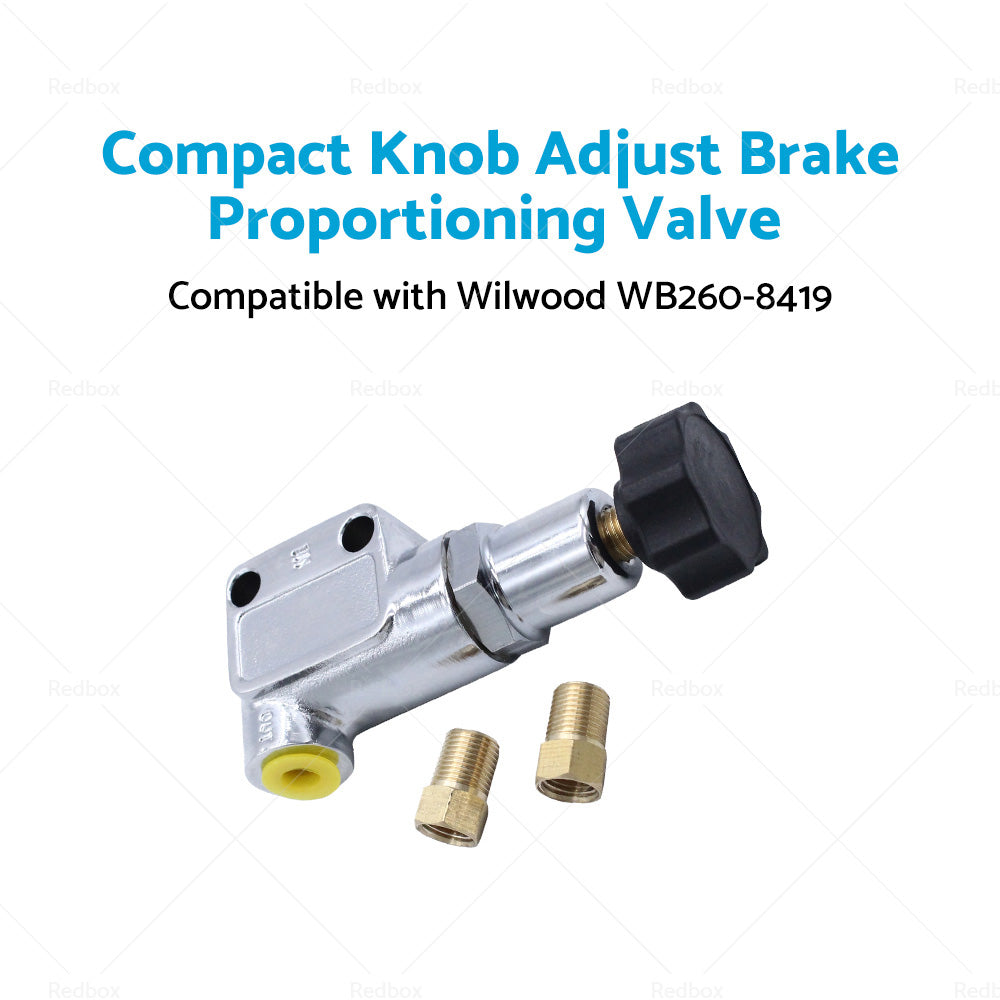 {{ Compact Knob Adjust Brake Proportioning Valve Suitable For Wilwood WB260-8419 }} - Buy Car Parts Online at {{ Kaka Auto Parts }}.