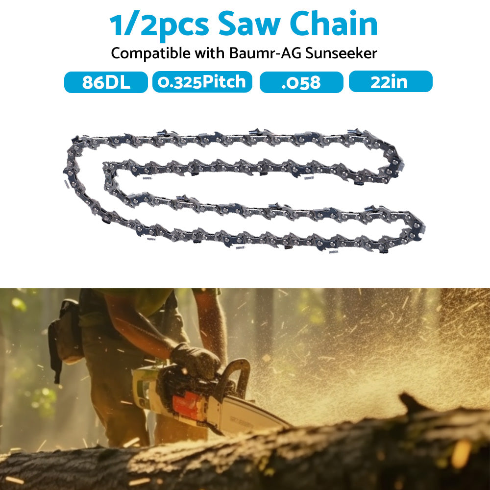 {{ 22 Chainsaw Chain 22inch 0. 325 . 058 86DL Suitable for Baumr-AG Sunseeker }} - Buy Car Parts Online at {{ Kaka Auto Parts }}.