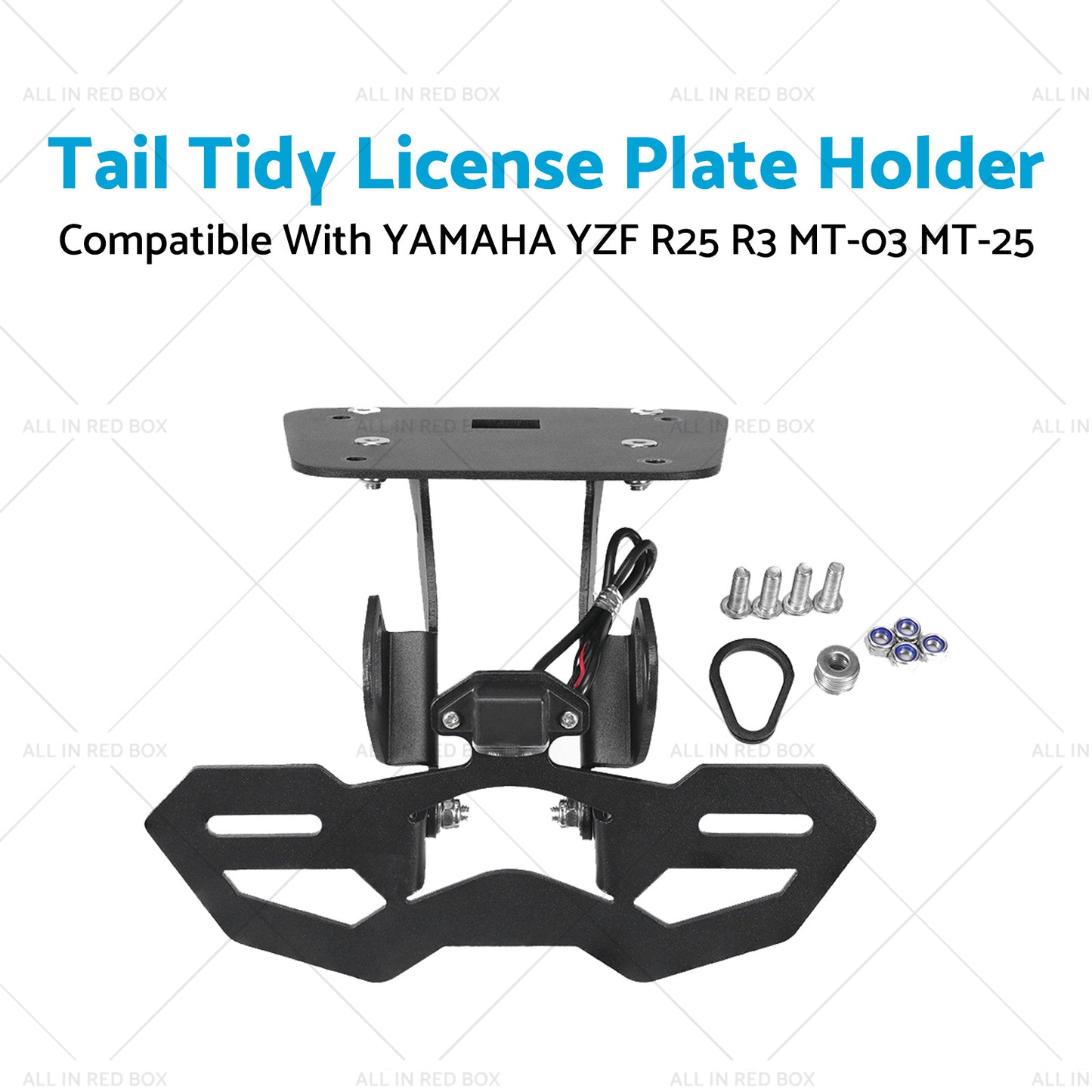 {{ Tail Tidy License Plate Holder Suitable For YAMAHA YZF R25 R3 MT-03 25 2014-2020 }} - Buy Car Parts Online at {{ Kaka Auto Parts }}.