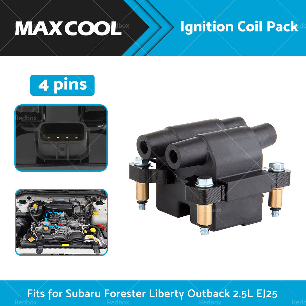 Ignition Coil Pack 22433AA50A for Subaru Forester Liberty Outback BL 2. 5L EJ25