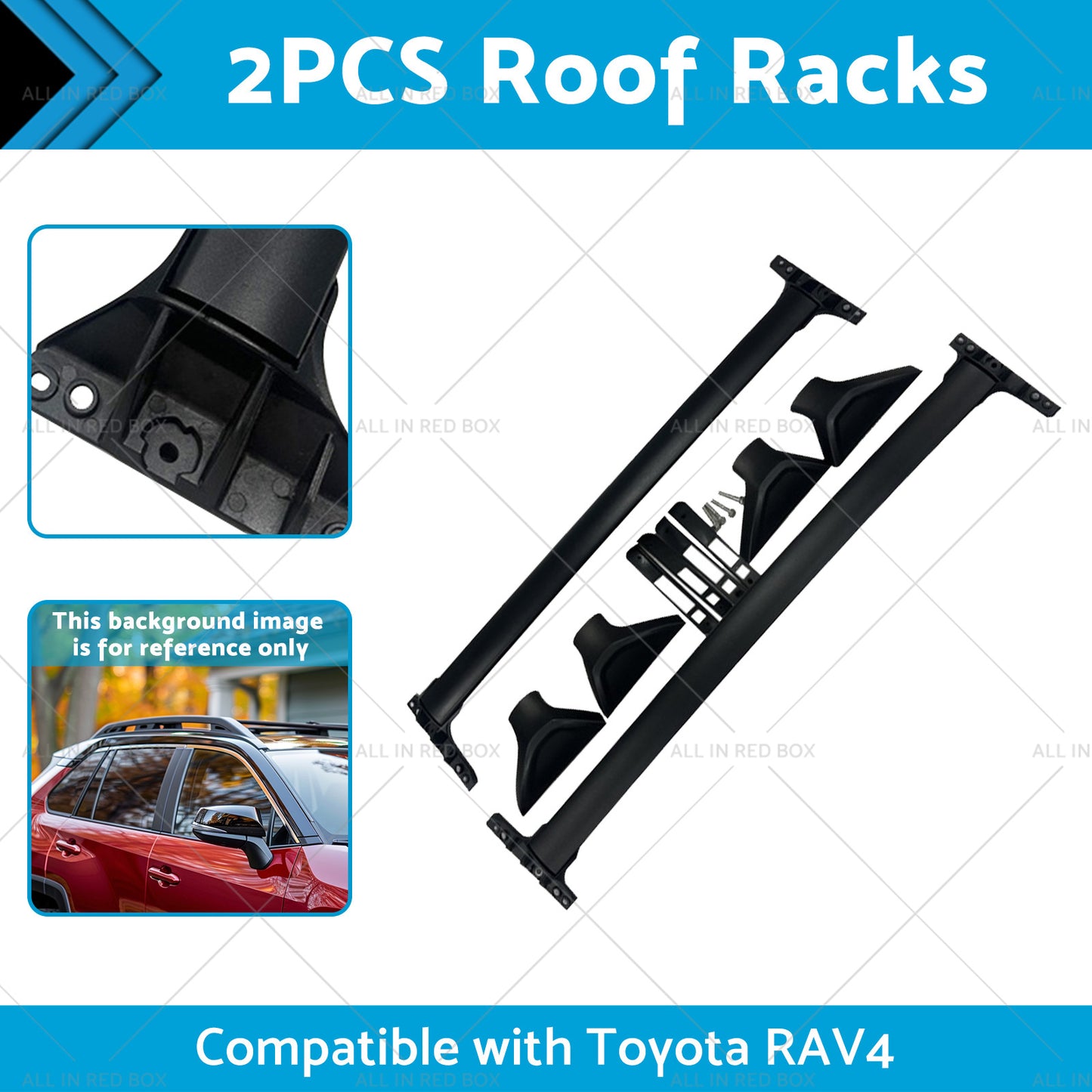 {{ 2PCS Roof Racks or Roof Cross Bars Suitable for Toyota RAV4 2019-2023 }} - Buy Car Parts Online at {{ Kaka Auto Parts }}.