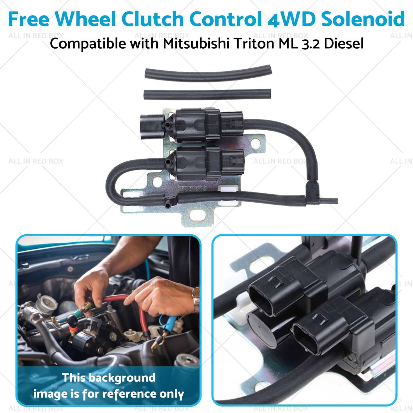 1x Free Wheel Clutch Control 4WD Solenoid Suitable For Mitsubishi Triton ML 3. 2