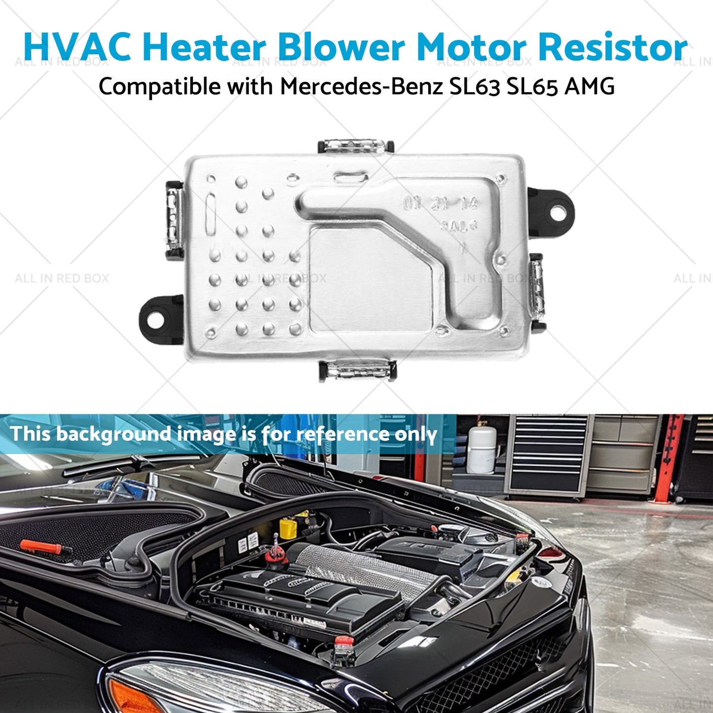 {{ HVAC Heater Blower Motor Resistor Suitable for Mercedes-Benz SL63 SL65 AMG 13-18 }} - Buy Car Parts Online at {{ Kaka Auto Parts }}.