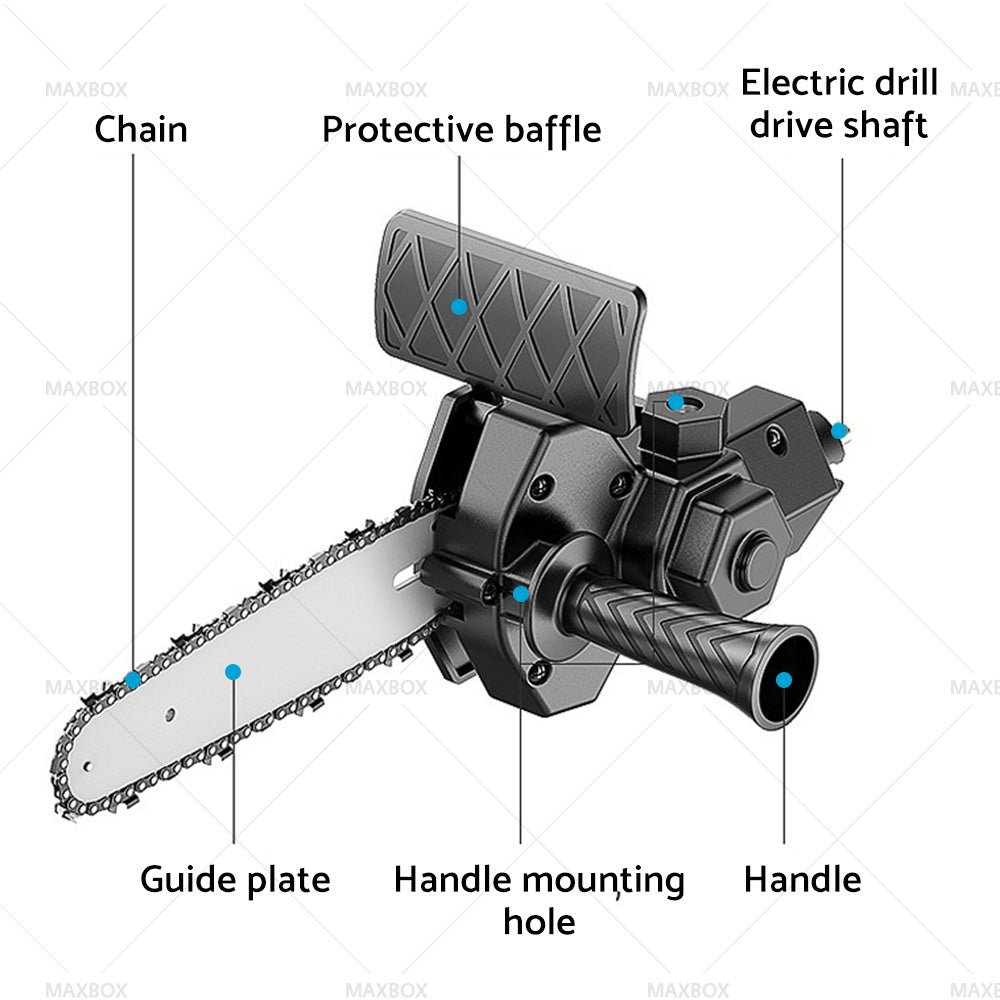 6 inch Electric Drill Converter To Chain Saw Wrench Chain for Three-jaw Collet Drill