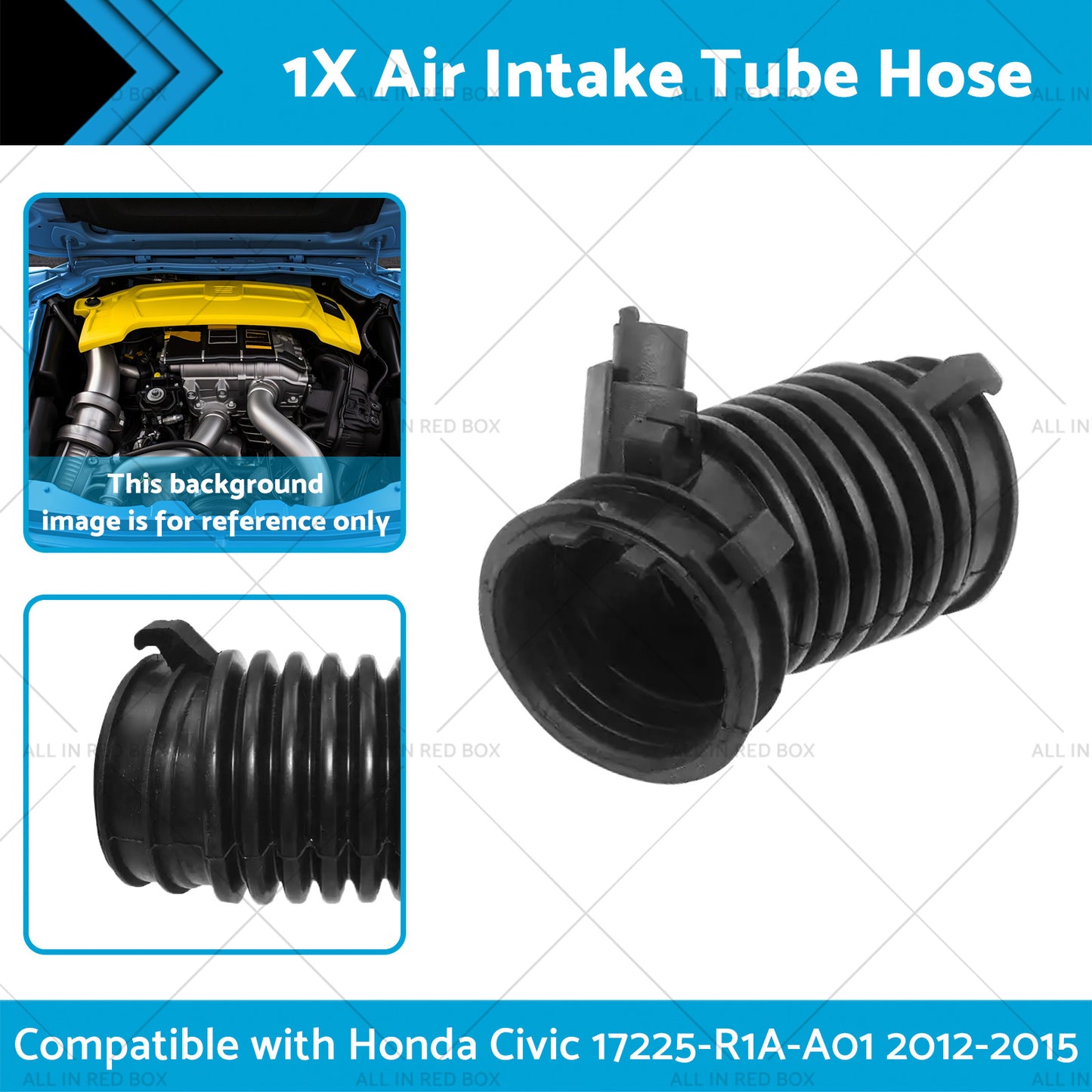 {{ 1 PCS Car Air Intake Tube Hose Suitable For Honda Civic 17225-R1A-A01 2012-2015 }} - Buy Car Parts Online at {{ Kaka Auto Parts }}.