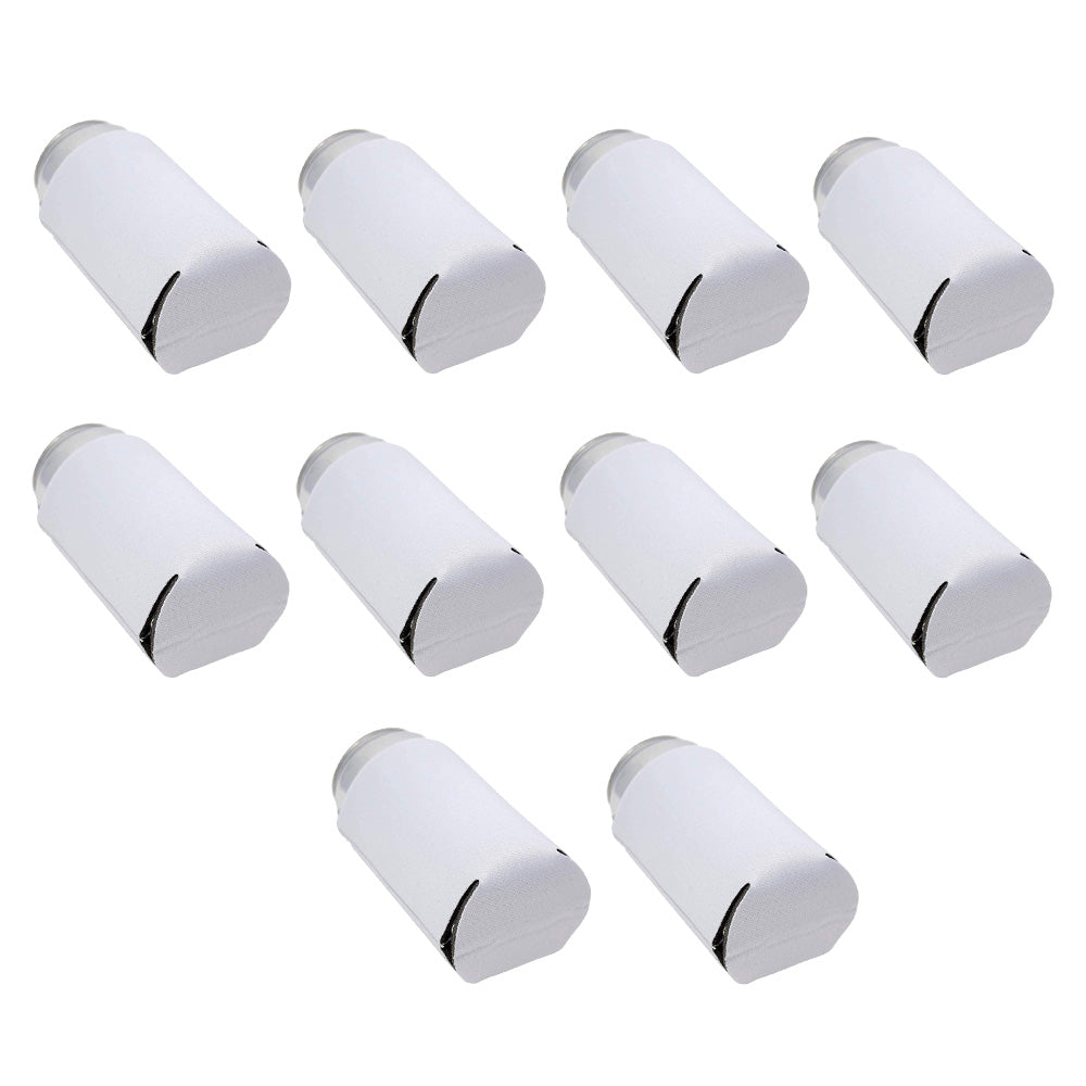 10x Foldable Insulated Beer Can Cooler Sleeve Covers Suitable For Reusable Drink Protection