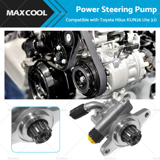 {{ Power Steering Pump Suitable for Hilux KUN16R KUN26R 3. 0L 1KD-FTV Turbo Diesel }} - Buy Car Parts Online at {{ Kaka Auto Parts }}.