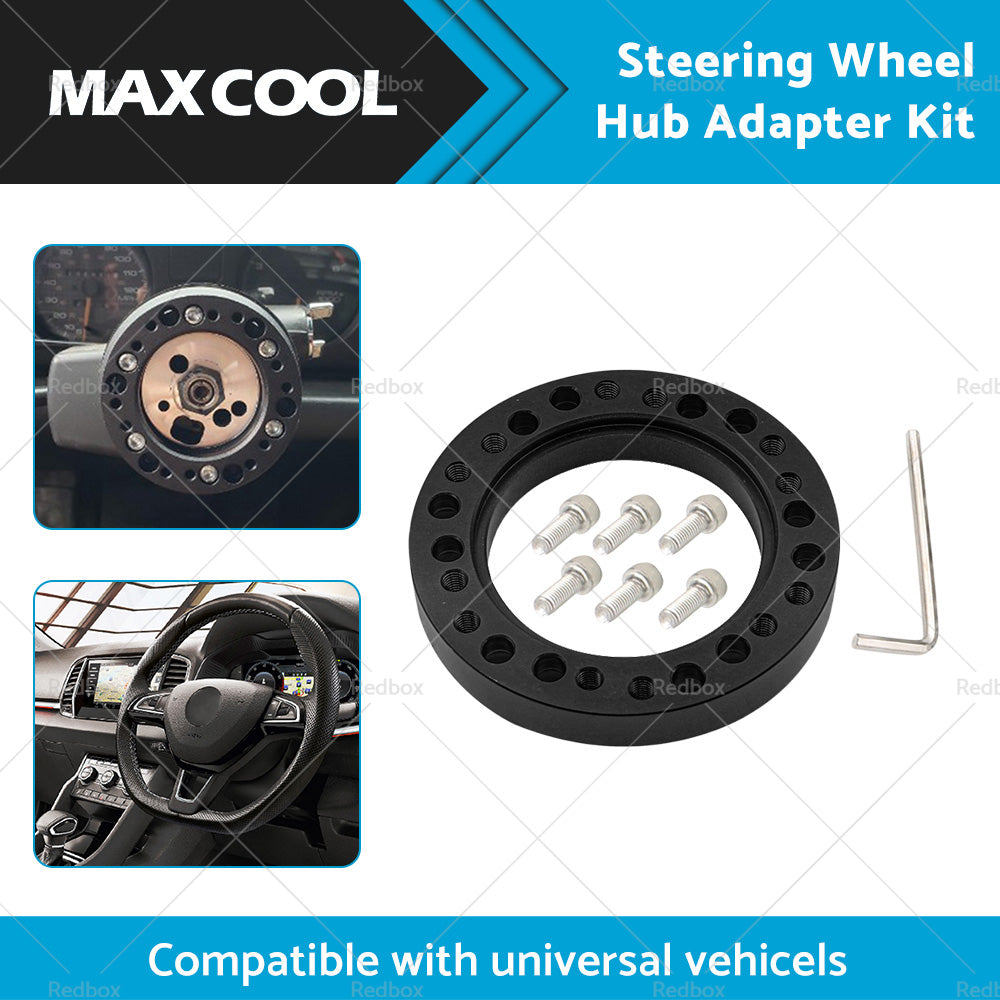 {{ Black Steering Wheel Hub Adapter Spacer Suitable For MOMO to NARDI Quick Release }} - Buy Car Parts Online at {{ Kaka Auto Parts }}.
