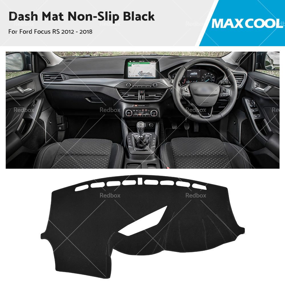 Dash Mat Dashmat Cover for Ford Focus RS 2012 - 2018 Dashboard Carpet Anti-Slip