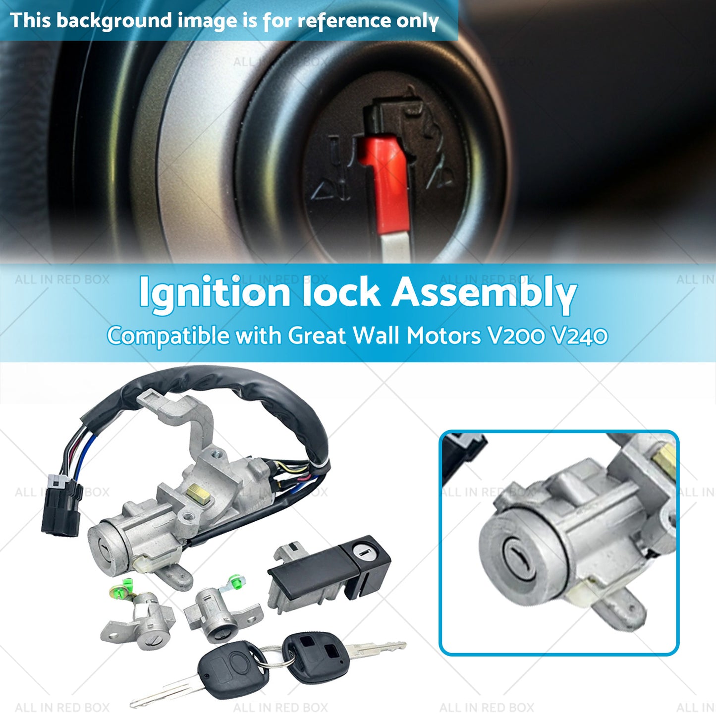 Brand New Ignition Lock Assembly Suitable For Great Wall Motors V200 or V240