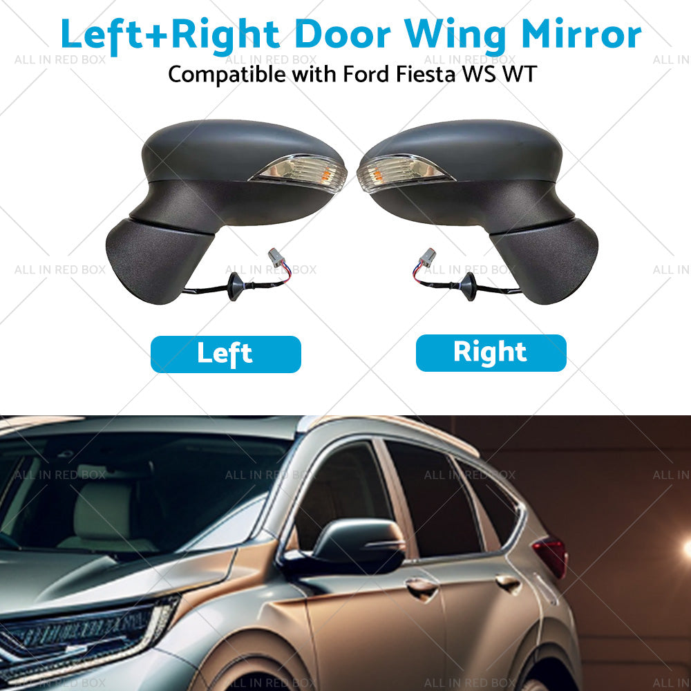 {{ RH LH Pair Electric Door Mirror No Heat Suitable For Ford Fiesta WS WT 08~17 }} - Buy Car Parts Online at {{ Kaka Auto Parts }}.