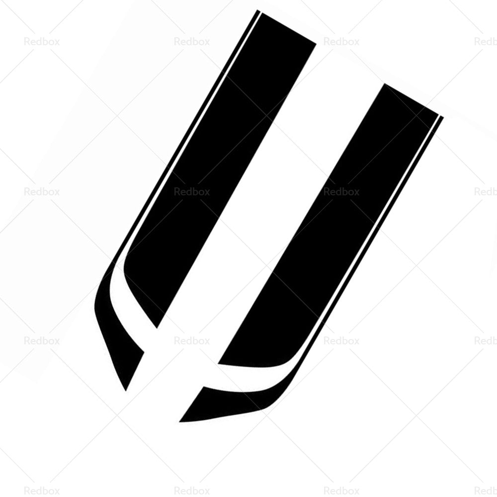 {{ 2pcs Wide Black Racing Car Hood Stripe Decal Auto Vinyl Bonnet Sticker Universal }} - Buy Car Parts Online at {{ Kaka Auto Parts }}.