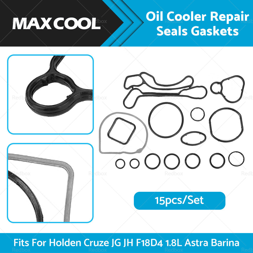 Oil Cooler Repair Seals Gaskets For Holden Cruze JG JH F18D4 1. 8L Astra Barina