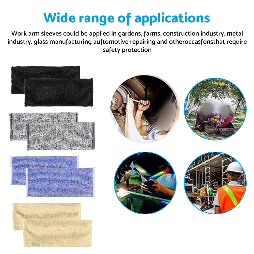 {{ 4 Pair Cut Resistant Sleeves Arm Protection Sleeves Forearm Protectors 4 Colors }} - Buy Car Parts Online at {{ Kaka Auto Parts }}.