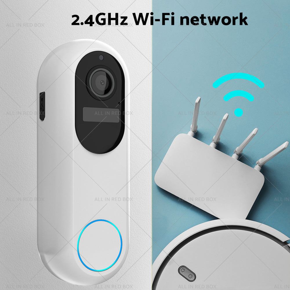 1080P WIFI Doorbell 2. 4G and 5G Wireless Video Intercom Security Door Camera