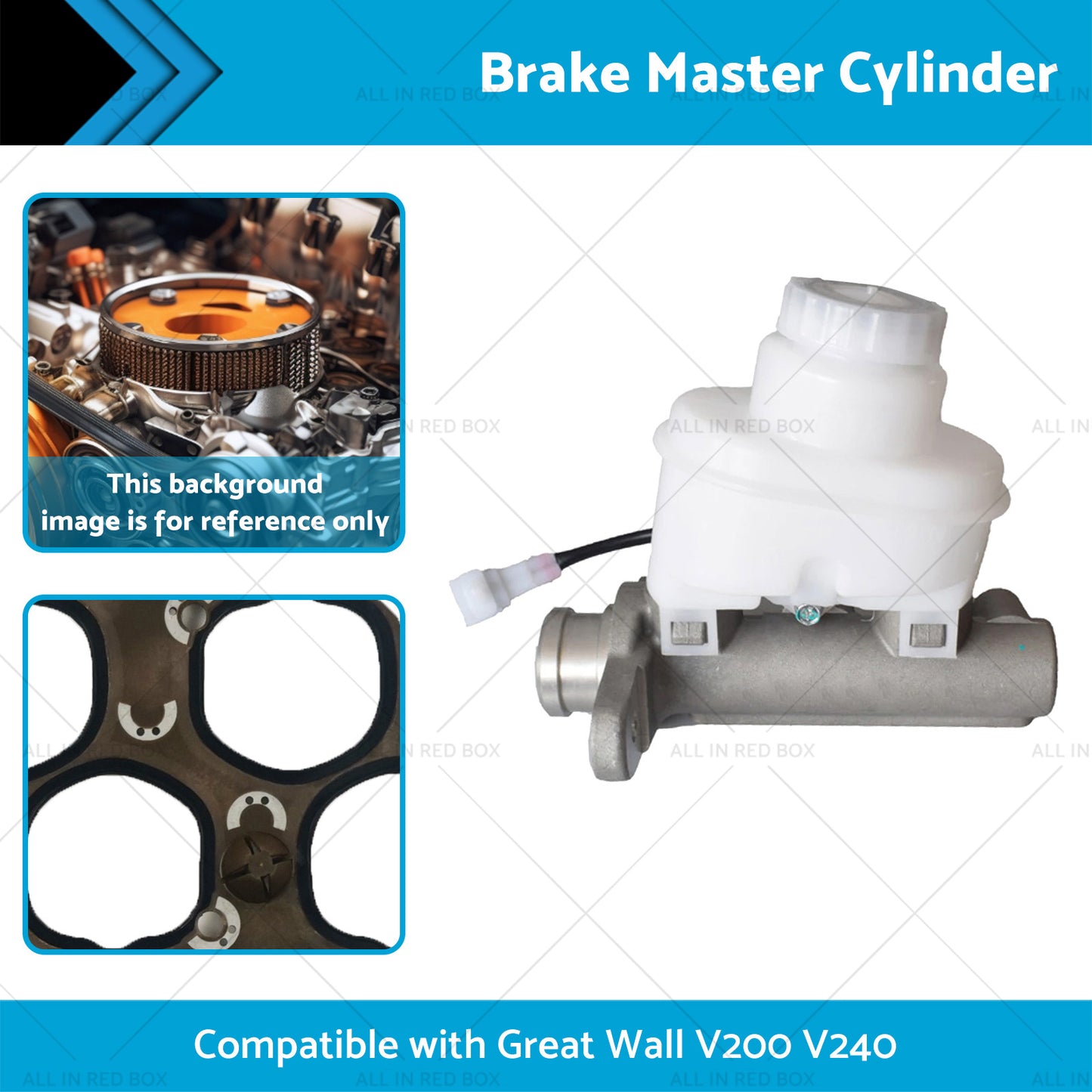 {{ Brake Master Cylinder Suitable For Great Wall V200 V240 K2 Series 1 09-15 }} - Buy Car Parts Online at {{ Kaka Auto Parts }}.