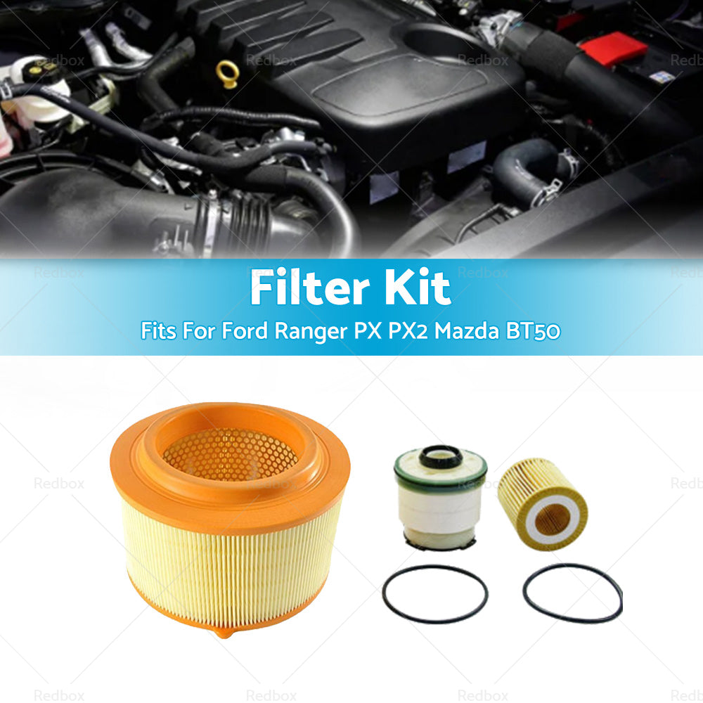 4WD Filter Kit for Ford Ranger PX PX2 2011-17 Mazda BT50 2011-on 2.2 3.2 Diesel