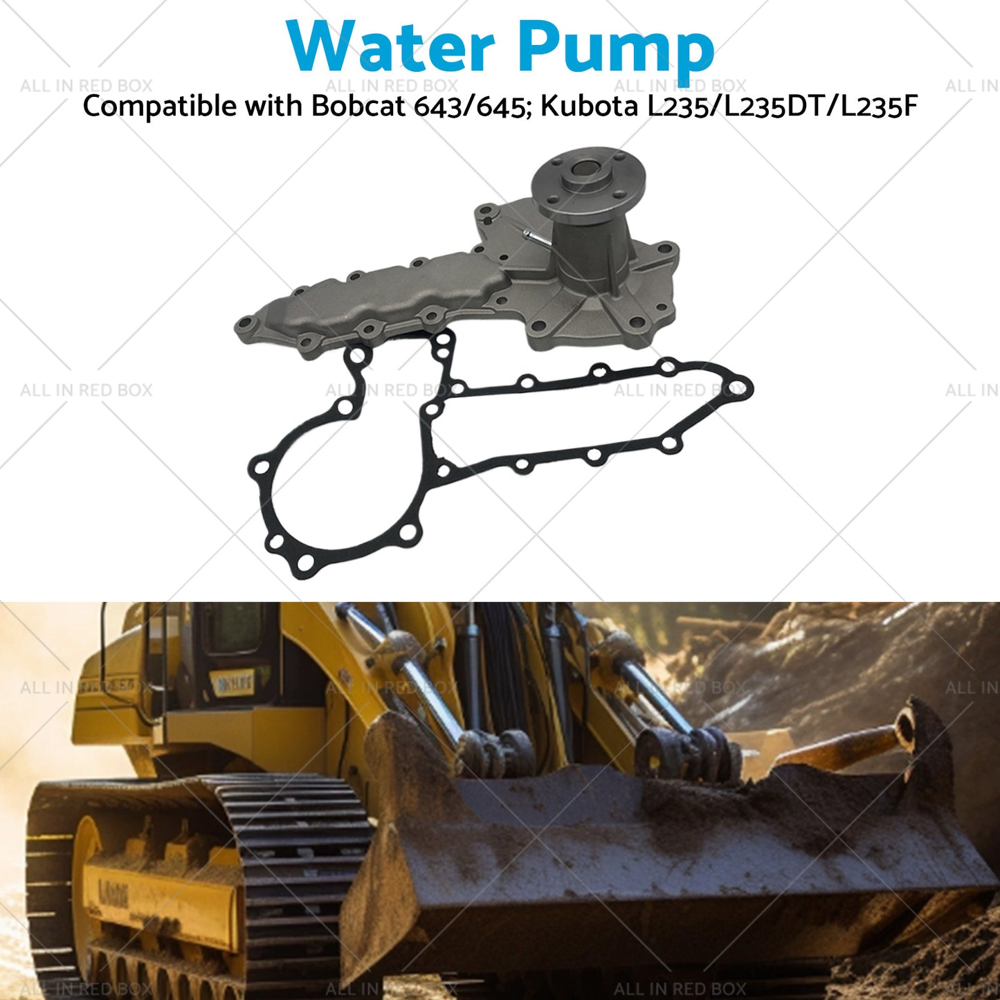 {{ Water Pump Suitable For Bobcat Kubota D1102 D1302 D1402 V1502 V1702 V1902 V2203 }} - Buy Car Parts Online at {{ Kaka Auto Parts }}.