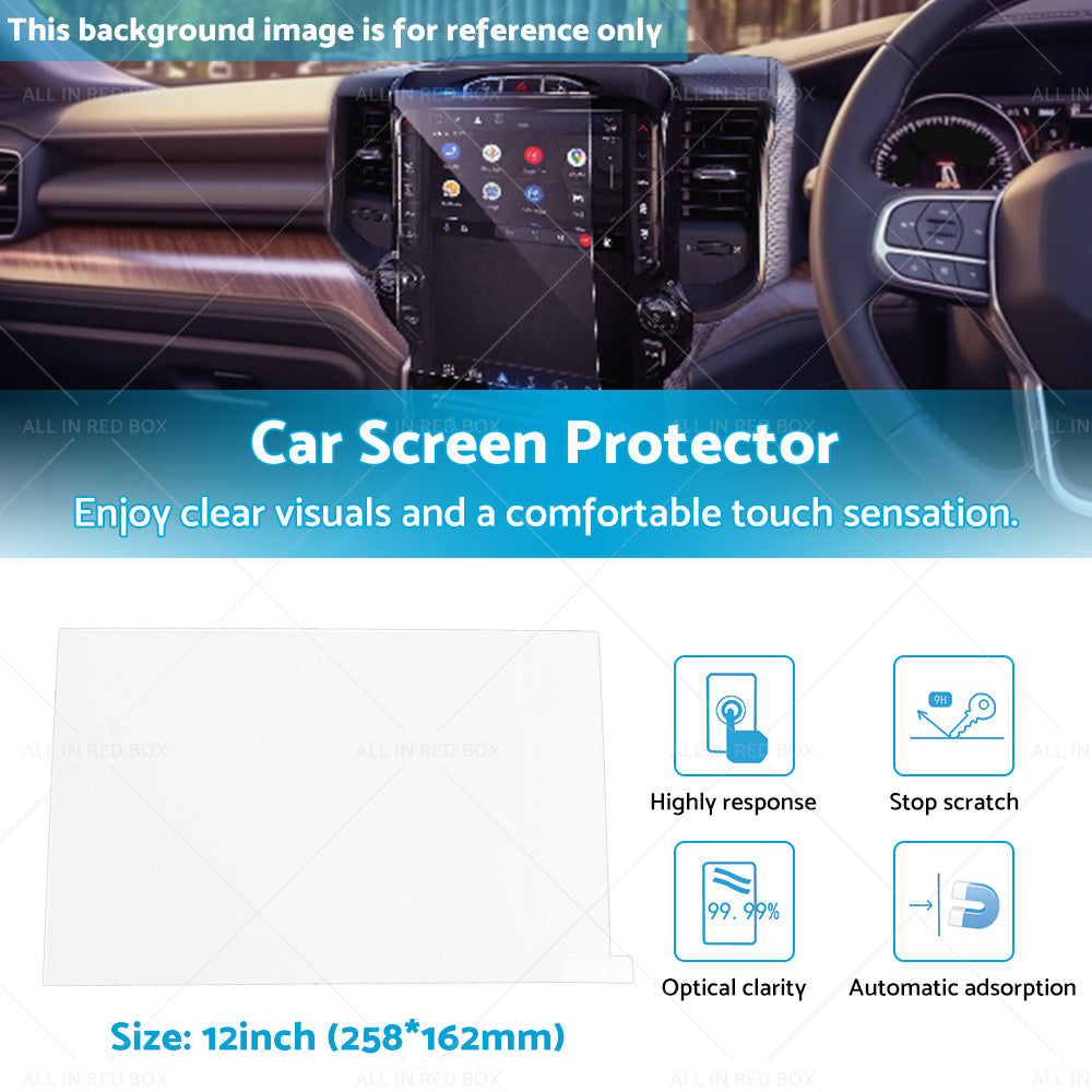 {{ Car Touch Screen Protector Tempered Glass Film 12inch Suitable For RAM 1500 20-22 }} - Buy Car Parts Online at {{ Kaka Auto Parts }}.