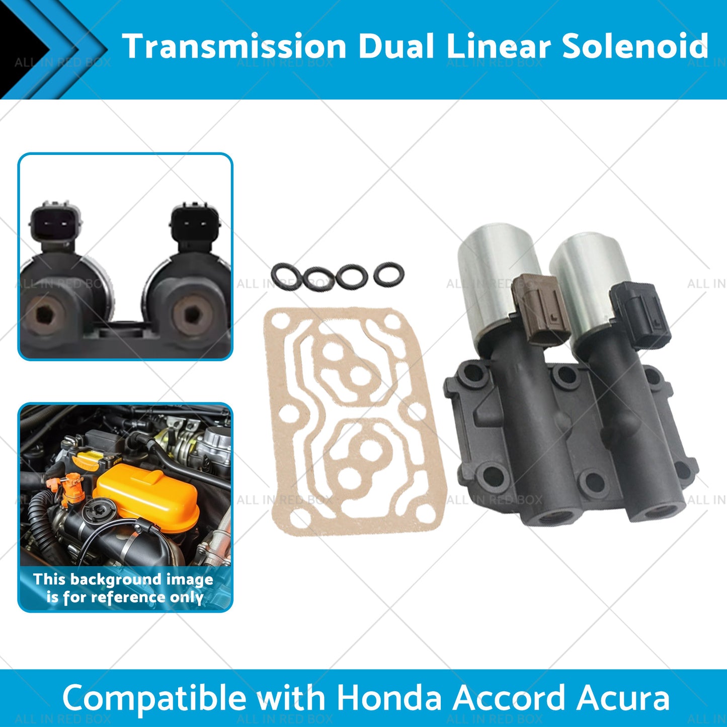 {{ 28260-PRP-014 Transmission Dual Linear Solenoid Suitable for Honda Accord Acura }} - Buy Car Parts Online at {{ Kaka Auto Parts }}.