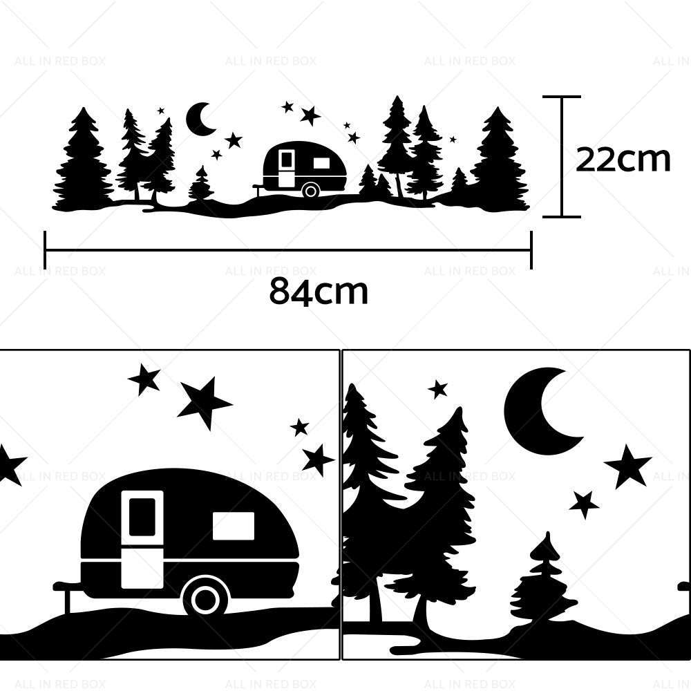 {{ Mountains Adventure Vinyl Decal Sticker Suitable ForCamper Van Motorhome Caravan }} - Buy Car Parts Online at {{ Kaka Auto Parts }}.