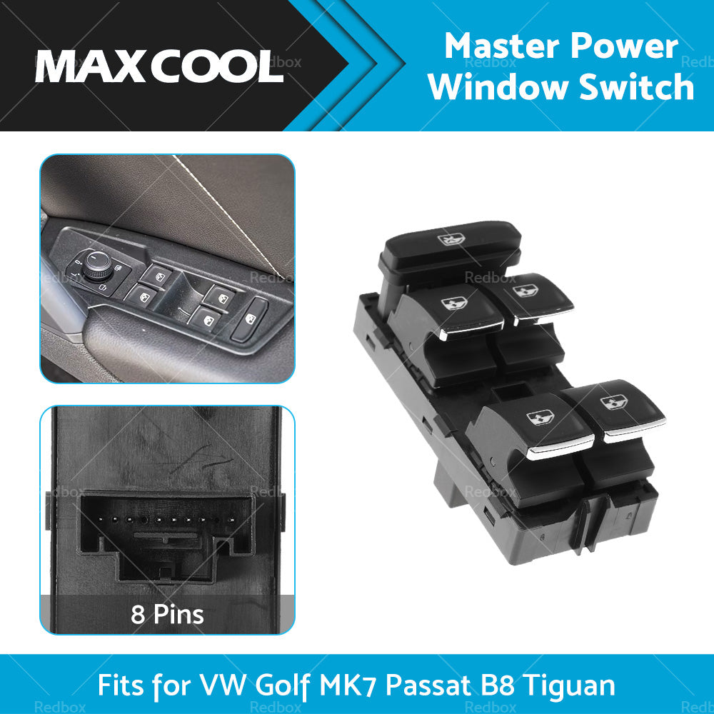 {{ 5G0959857C Master Power Window Control Switch for VW Golf MK7 Passat B8 Tiguan }} - Buy Car Parts Online at {{ Kaka Auto Parts }}.