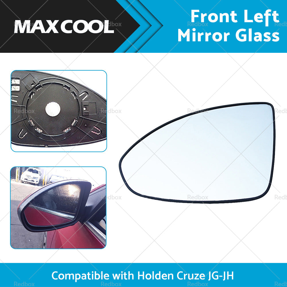 Suitable for Holden Cruze JG-JH 03 or 09-01 or 17 Left Mirror Glass Heated Convex base
