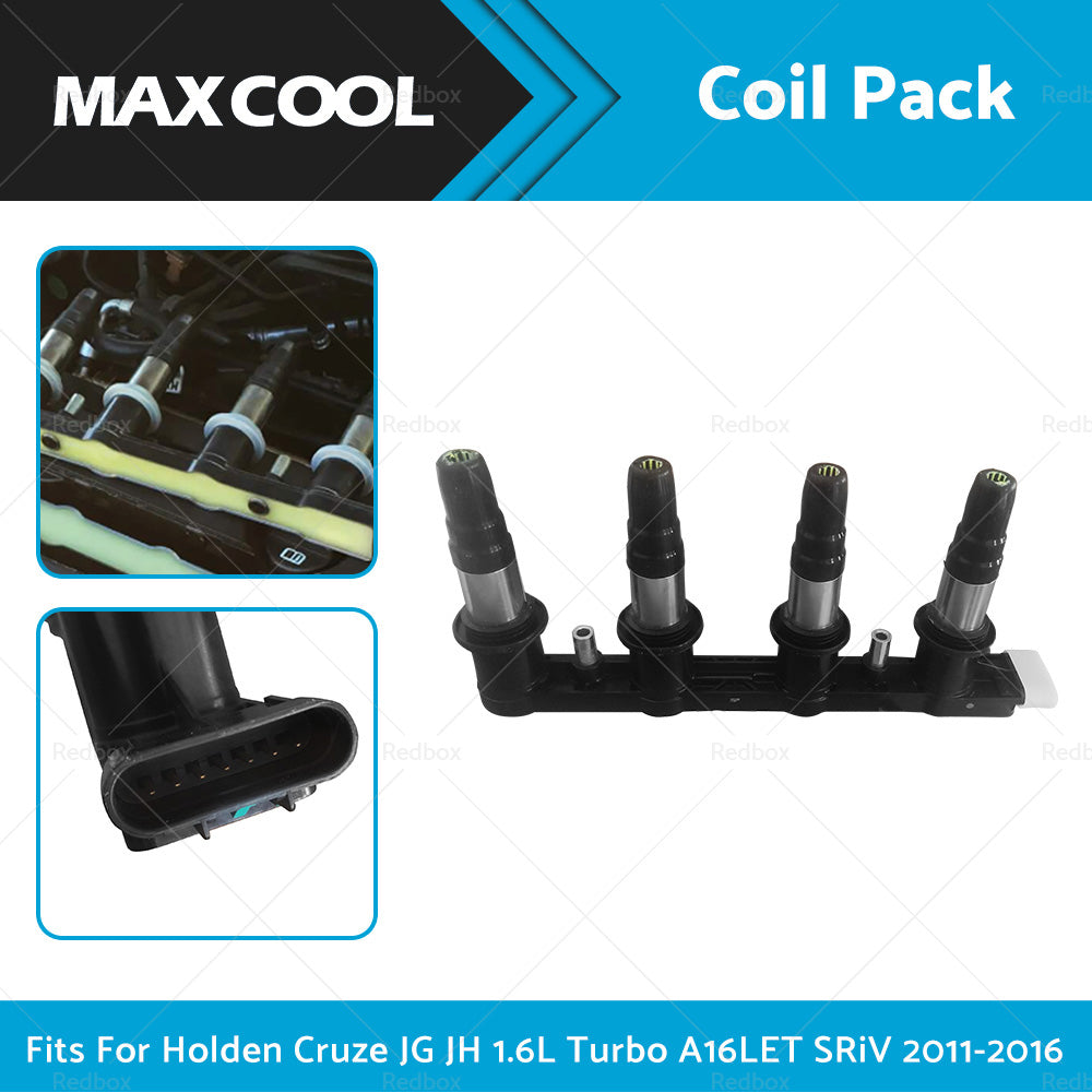 Ignition Coil Pack Fit For Holden Cruze JG JH 1. 6L Turbo A16LET SRiV 2011-2016