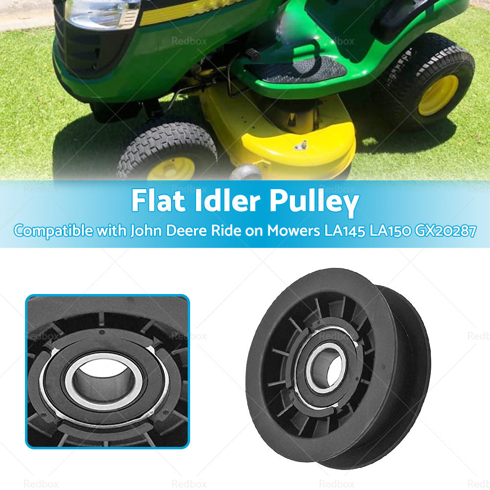 Flat Idler Pulley Suitable For John Deere Ride on Mowers LA145 LA150 GX20287