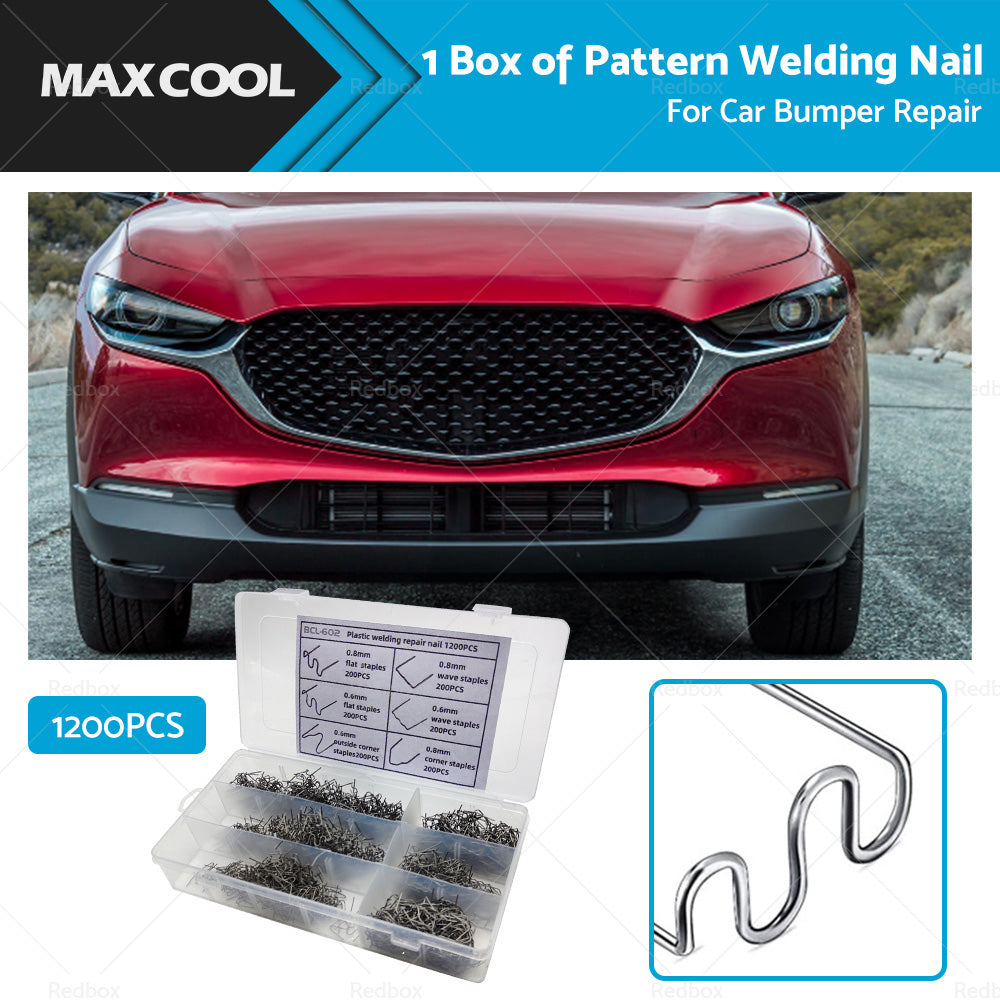 {{ 1200PCS Steel Hot Stapler Staples Repair Tools Kit For Plastic Welder Car Bumper }} - Buy Car Parts Online at {{ Kaka Auto Parts }}.