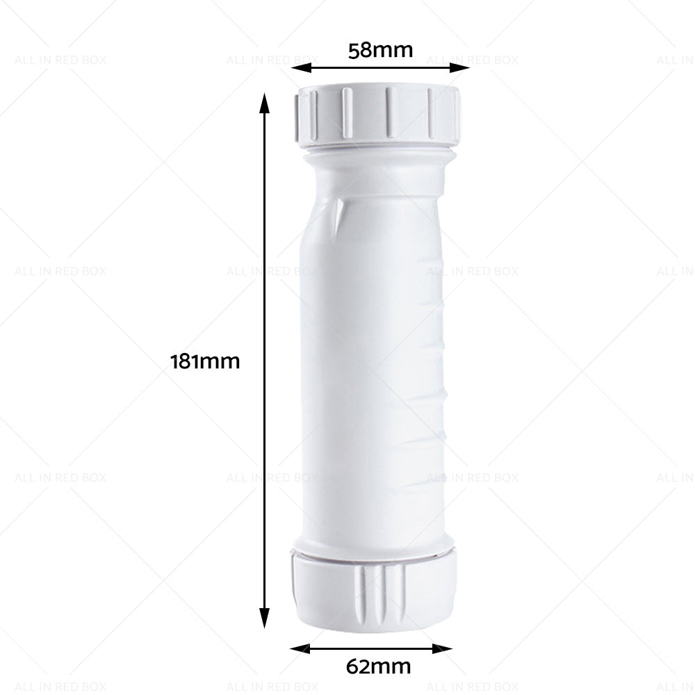 2Pcs Set Waterless Self Sealing Waste Valve Inline Trap Bath Basin Caravan RV