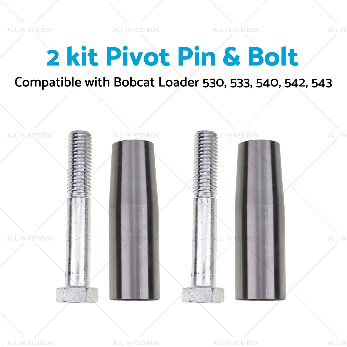 {{ 2 kit Pivot Pin Suitable for Bobcat S130 730-732 741 743 751 753 763 6732012 }} - Buy Car Parts Online at {{ Kaka Auto Parts }}.