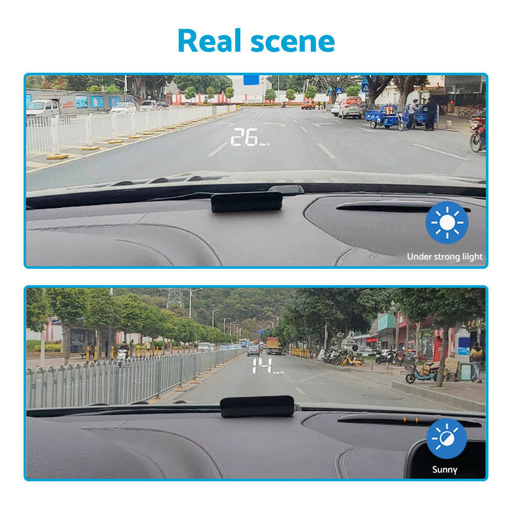 Universal Car Head Up Display GPS Speedometer Digital Speed Warning OBD2