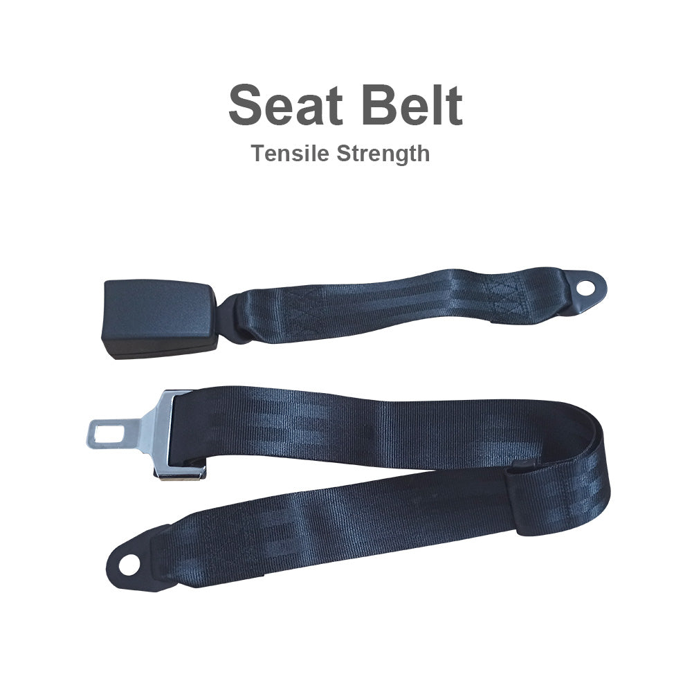 2 Set Car Truck 2 Point Retractable Adjustable Seat Lap Sash Belt Strap Seatbelt