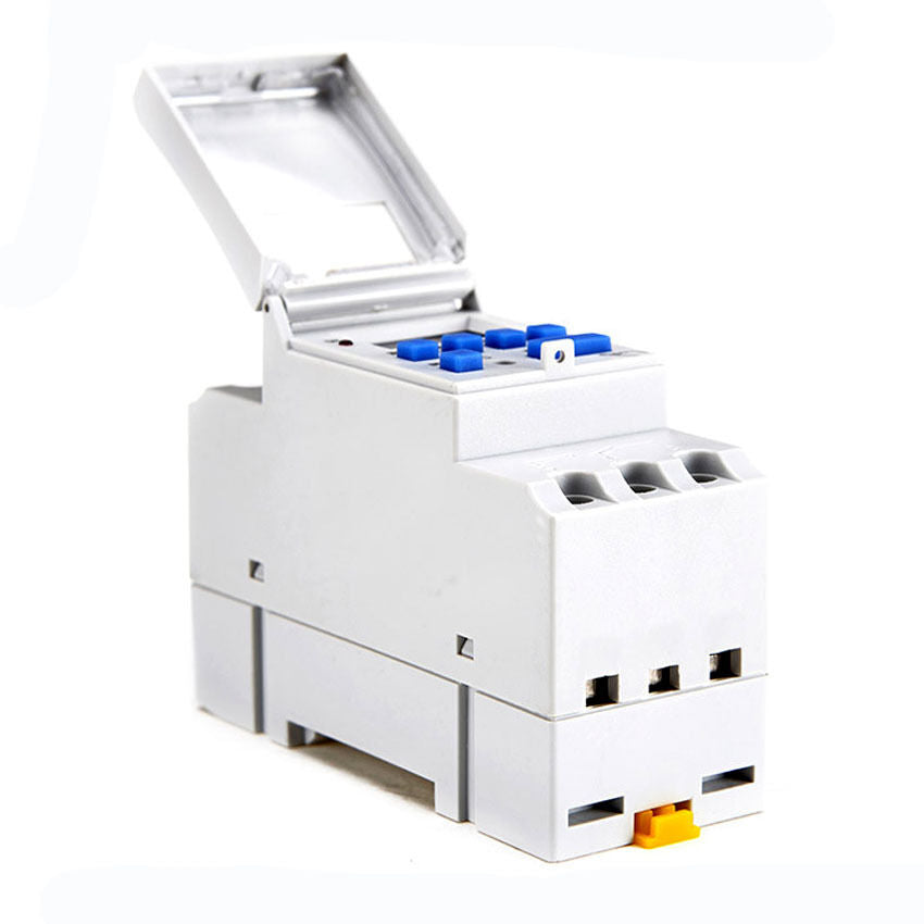 AU Local Digital LCD Power Programmable DIN Rail Timer Time Switch Relay AC 220V